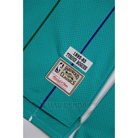 Camiseta Charlotte Hornets Muggsy Bogues #1 Retro Verde